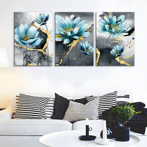 Peinture sur toile Lotus Blooms pour cadeau de décoration d'intérieur - Product Image 4