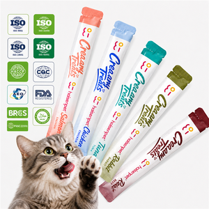 Mousse de saumon en bâtonnets pour chats, riche en protéines, hydratation soyeuse, enrichi en Oméga 3, pour toutes les étapes de vie, commande en gros OEM, certifié ISO - Product Image 1