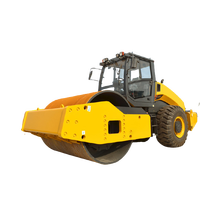 Compacteur vibrant à tambour unique CLG6612E de 12 tonnes, qualité fiable, avec moteur importé pour le compactage sur chantier
