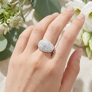 Elegant Classic <b>Crown</b> Wedding <b>Rings</b> Stainless Steel Romantic Style for Men Women Ice Out Moissanite Diamond Hiphop Custom <b>Ring</b> - Product Image 2