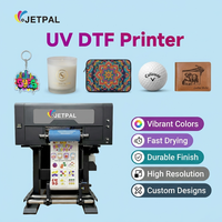 Jetpal Nuevo Diseño A3 UV DTF Pegatina Impresora UV Rollo a Rollo Máquina de Impresión UV Impresora PARA LA Caja del Teléfono Etiqueta de Cristal