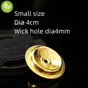 Supporti Galleggianti in Alluminio per Lampade a Olio, Diametro 4cm, Dispositivi di Centraggio Stoppino, Colore Oro, Ecologici, Non Tossici, Durevoli, Facili da Usare - Product Image 3