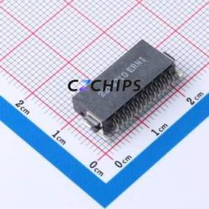 154764 Wire-to-Board Pin Header SMD,P=1.27mm,Horizontal Mount Connector 1.27mm Horizontal Mount 2 1.27mm - Product Image 1