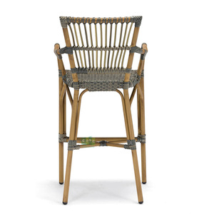 (E3016bar) Mobilier <span class=keywords><strong>de</strong></span> loisirs, personnalisation, hôtel, restaurant, <span class=keywords><strong>chaise</strong></span> <span class=keywords><strong>haute</strong></span> <span class=keywords><strong>en</strong></span> rotin tressé pour discothèque, pub - Product Image 3