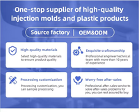 Moulage par injection de plastique ABS, PP et PE avec dimensions personnalisées pour usage industriel et de construction, couleurs personnalisées disponibles