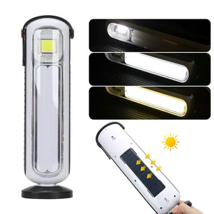 Lámpara de Emergencia Portátil con Energía Solar, LED de Doble Bombilla, Alta Luminosidad, Recargable, para Camping y Uso en Exteriores - Product Image 1