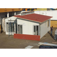 GEETOP Villa préfabriquée moderne de haute qualité à 4 chambres, 54 m², maison modulaire, structure en acier galvanisé, panneaux sandwich, toit en acier