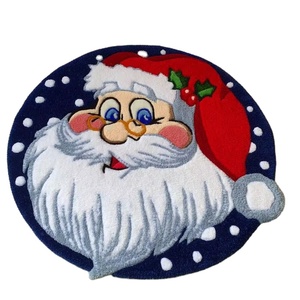 Conception personnalisée sur le thème <span class=keywords><strong>de</strong></span> Noël, petit <span class=keywords><strong>tapis</strong></span> <span class=keywords><strong>de</strong></span> laine à dessin irrégulier mignon, touffeté à la main, <span class=keywords><strong>tapis</strong></span> <span class=keywords><strong>de</strong></span> jeu pour chambre d'enfants - Product Image 4