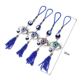 Décoration murale en œil bleu turc Nazar, pendentif, amulettes, ornement, protection pour voiture/maison/jardin/<span class=keywords><strong>porte</strong></span>-clés, cadeau <span class=keywords><strong>porte</strong></span>-bonheur - Product Image 5