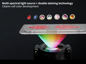 DX-A1 tất cả-trong-một thú y thiết bị chẩn đoán máu nước tiểu Phân Analyzer với tế bào đếm viêm giám sát CRP - Product Image 2