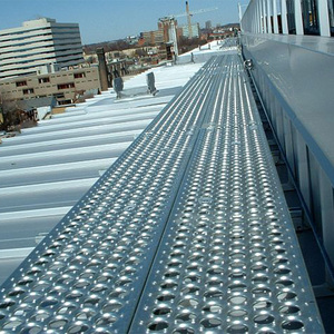 Plataforma de rejilla de seguridad, puntal de agarre perforado, escalones de aluminio - Product Image 3