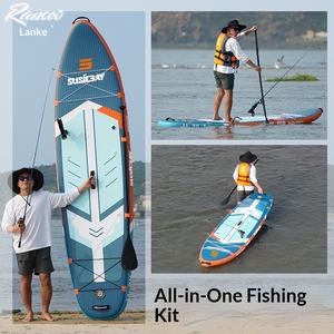 Planche à pagaie gonflable Blueko pour la course et le skateboard aquatique, pour adultes, facile à plier et à ranger, adapté à diverses zones aquatiques - Product Image 2