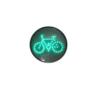 Feu de signalisation piétonnier vert rouge à trois aspects de 400mm avec minuterie Produit de feux de circulation de 16 pouces