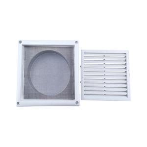 Квадратное пластиковое решетчатое покрытие QIEXEIN для вентиляционных решеток, вентиляция для наружного и подвального помещений - Product Image 3