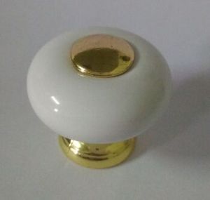 Hot Selling <strong>Ceramic</strong> Pumpkin Cabinet Wardrobe Drawer Door Handle Single Hole Handle <strong>Knob</strong> - Product Image 4