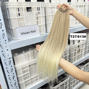 Extensiones de Cola de Caballo Sintética Rubia de 24-26 Pulgadas <span class=keywords><strong>con</strong></span> Sensación Natural y Elástico - Product Image 4