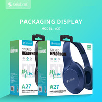 Headset Mikrofon Nirkabel CelebratA27 Stereo HiFi Olahraga IPX-4 Tahan Air Latensi Rendah Stereo HiFi Earphone