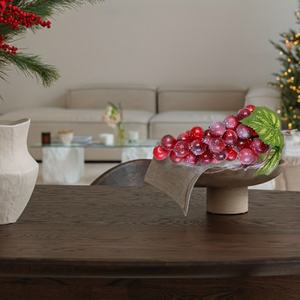 36 grappes <span class=keywords><strong>de</strong></span> raisins réalistes - Décoration <span class=keywords><strong>de</strong></span> fruits <span class=keywords><strong>de</strong></span> vigne avec raisins et bouquets pour centre <span class=keywords><strong>de</strong></span> table <span class=keywords><strong>de</strong></span> Noël, fête, enseignement scolaire - Product Image 4