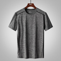 OEM Summer Quick Dry T-shirt de sport à manches courtes pour hommes et femmes couleur unie grande taille