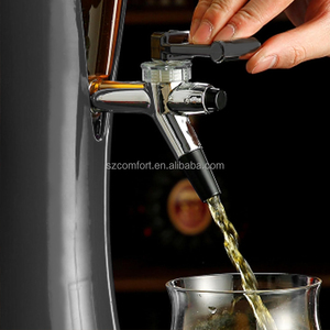 Anpassbarer Logo Bier Turm mit Großem Fassungsvermögen 3L, Hochtransparent, Klar für Bar Zapfhahn, Schwarz, Bier Spender - Product Image 4