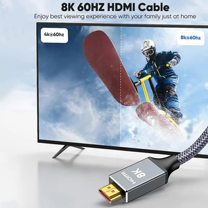 Câble HDMI2.1 personnalisé avec logo Xput, 48 Gbps, haute vitesse, <span class=keywords><strong>HDMI</strong></span> vers <span class=keywords><strong>HDMI</strong></span>, plusieurs longueurs : <span class=keywords><strong>0</strong></span>,5 m, 1 m, 1,5 m, 2 m, 3 m, 5 m pour PS5 - Product Image 3