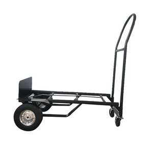 Fabrik-Mini HT2009 <span class=keywords><strong>2</strong></span>-in-1 Konvertierbarer Kleiner Handwagen Multifunktional 150KG Tragfähigkeit <span class=keywords><strong>2</strong></span>-Rad-Transportwagen und 4-Rad-Handkarren - Product Image 6