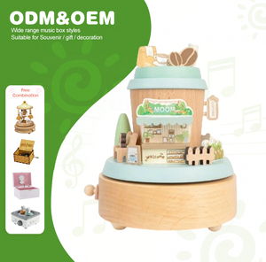 กล่องดนตรีไม้ดีไซน์ใหม่ ลาย Woode Elfen Lied ของขวัญสุดพิเศษสำหรับออฟฟิศ - Product Image 1