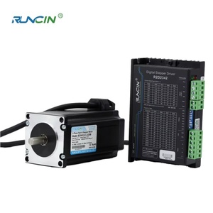 Runcin Nema 23 <span class=keywords><strong>Kit</strong></span> de moteur pas à pas hybride 2-Phase 1-<span class=keywords><strong>Axis</strong></span> <span class=keywords><strong>CNC</strong></span> 3Nm (425 Oz.in) 4A Driver New HMI Panel Power for <span class=keywords><strong>CNC</strong></span> Machines - Product Image 1