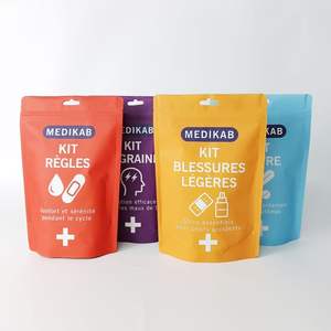 Sachet Doypack personnalisé à faible MOQ avec fermeture éclair, pour aliments et friandises pour animaux (chats, chiens), avec trou de suspension, anti-odeur, en plastique - Product Image 3