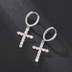 Orecchini Pendenti con Zirconi per Donne, Gioielli di Moda Trendy e Punk - Product Image 5