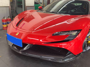Accessori automobilistici stile OEM parti Auto in fibra di carbonio a secco paraurti anteriore Spoiler anteriore labbro anteriore per <span class=keywords><strong>Ferrari</strong></span> <span class=keywords><strong>SF90</strong></span> - Product Image 2