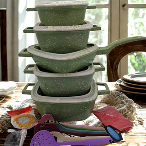 Alta calidad 25 piezas cocina olla cazuelas Desini utensilios de cocina conjunto antiadherente - Product Image 1