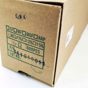 Whole -Sale MF1/4W-750ohm1% T52 1/4W Resistors Metal Film Resistors 750ohm 1% 1/4W - Product Image 1