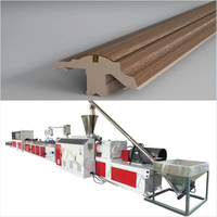 Ligne d'extrusion de cadres de portes en PVC, production de profilés WPC sur mesure, machine de fabrication de cadres de fenêtres et de portes en UPVC, bonne qualité, prix compétitif
