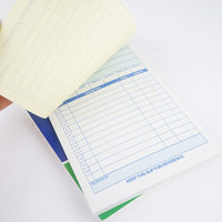 Carnets de commandes sans carbone avec logo personnalisé, livres de factures imprimés, 100 feuilles, papier couché, options multicolores