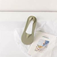 Chaussettes invisibles antidérapantes pour femmes, coupe basse, imprimées, décontractées, printemps-été, semelle en coton, design fin et élégant
