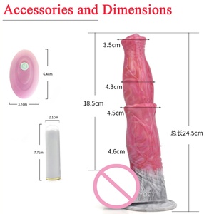 Nuevas Ideas de Productos 2022 YOCY-2080V Nuevo Dildo Vibrador Grande con Forma de Caballo, Vibrador Eléctrico de 360 Grados, Juguete Sexual para Mujeres - Product Image 4