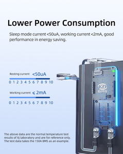 XJ thông minh BT BMS On/Off chuyển đổi phần mềm 6S 7S 9S 11S 13S 15S 17S 21S 24S 36V 48V 72V 50A 100A 150A quản lý pin hệ thống - Product Image 6