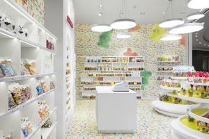 Conception de <span class=keywords><strong>magasin</strong></span> de bonbons moderne conception 3d <span class=keywords><strong>magasin</strong></span> de bonbons rendu mise en page meubles à vendre - Product Image 2