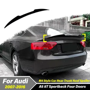 Kit décoratif de spoiler supérieur de coffre arrière pour Audi A5 8T Sportback 4 portes 2007 2009 2010 2011 2012 2013 2014 2015 2016 - Product Image 1