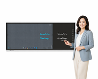 Pizarra Interactiva LED 4K UHD de 94 Pulgadas con Táctil IR de 20 Puntos para Entrenamiento con Android y Windows