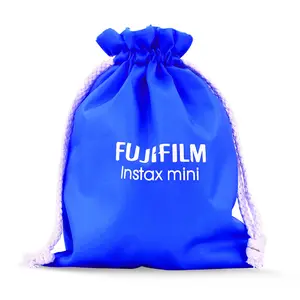 Multifunzionale piccola borsa da viaggio di grande capienza della cassa coulisse sacchetto per fujifilm instax mini macchina fotografica istantanea e stampante & lens