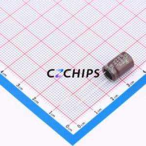 Condensador Electrolítico de Aluminio de 470uF 16V 8x12GL con Orificio Pasante, D8xL12mm 470uF 20% 16V 730mA-100KHz - Product Image 2