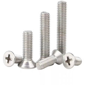 Çapraz gömme gömme düz kafa makine vidaları paslanmaz çelik makine vidaları - Product Image 3