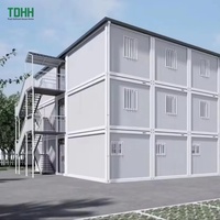 Bâtiment de bureaux et de dortoirs, 3 étages, maison préfabriquée modulaire multi-usages, certifiée CE, Alibaba Trade Assurance