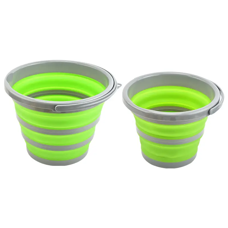 MISTER JIGGING high quality collapsible buckets for outdoor beach camping fishing folding buckets