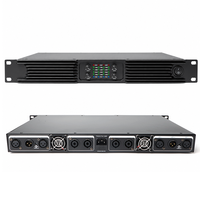 Amplificateur de puissance professionnel DG1300 4 canaux classe D 1U Rack 1300W 8 Ohm 2000W 4 Ohm pour installation en église, théâtre, sonorisation et DJ