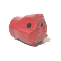 EXX Ess Mata Bor Baja Karbon Galvanis Celup Panas dengan Tombol Ulir, Mata Bor Jangkar Self Drill Diameter 32mm, Kapasitas >280KN untuk Batuan