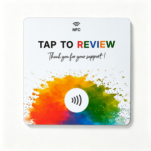 Espositore NFC Personalizzato per <span class=keywords><strong>Recensioni</strong></span> Google, Social Media e Codice QR - Connessi con un Tocco per il Tuo Business - Product Image 6