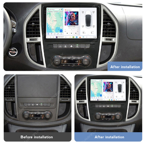 Dudu 7 <span class=keywords><strong>Android</strong></span> Car GPS <span class=keywords><strong>navigation</strong></span> DVR DSP phía sau cho YTB n-flix iGo vv ứng dụng cho yandex cài đặt BZ01-10inch Benz VITO 3 2014-2020 - Product Image 2